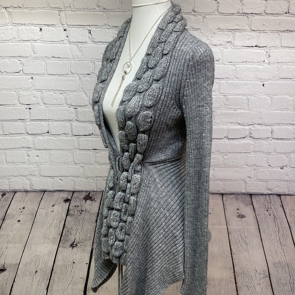 BCBG MaxAzria Ribbed Cardigan Sweater - Picture 3 of 6